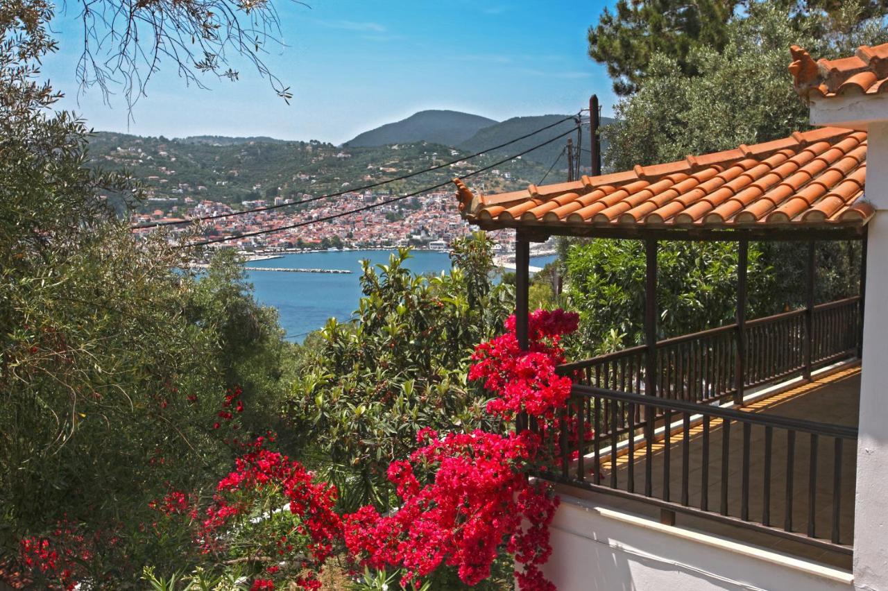 Ourania Apartment Skopelos stad Exteriör bild